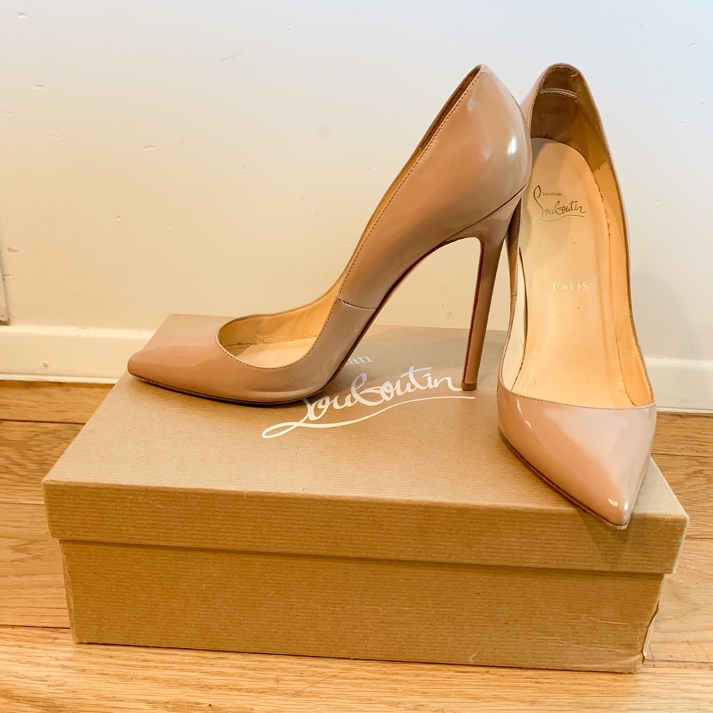 Authentic Christian Louboutin Classic Nude Heel - Gem